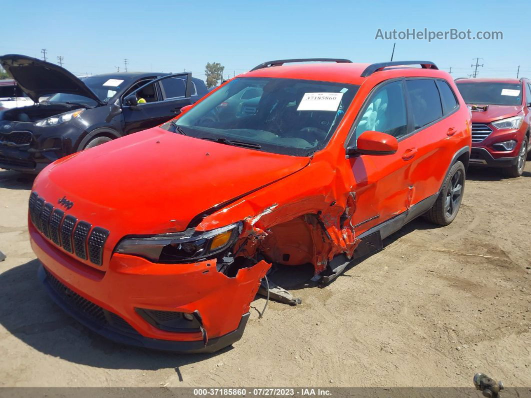 2021 Jeep Cherokee Altitude Fwd Orange vin: 1C4PJLLB6MD211454