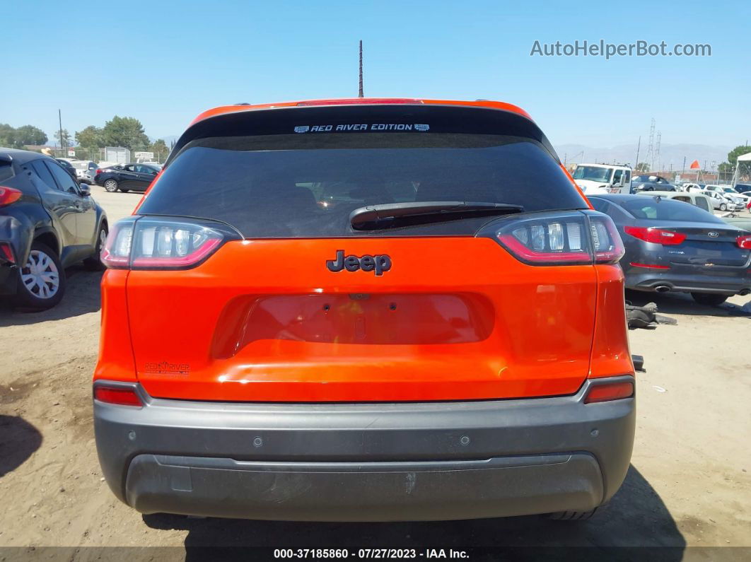 2021 Jeep Cherokee Altitude Fwd Orange vin: 1C4PJLLB6MD211454