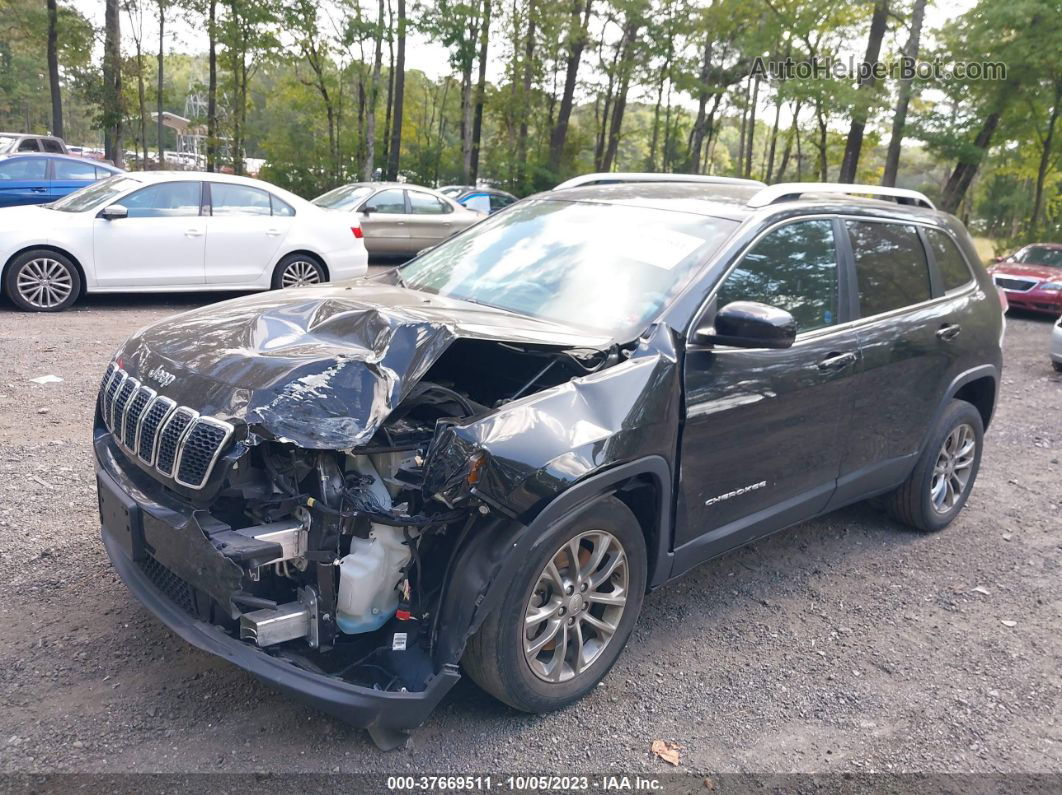 2019 Jeep Cherokee Latitude Plus Black vin: 1C4PJLLB7KD307719