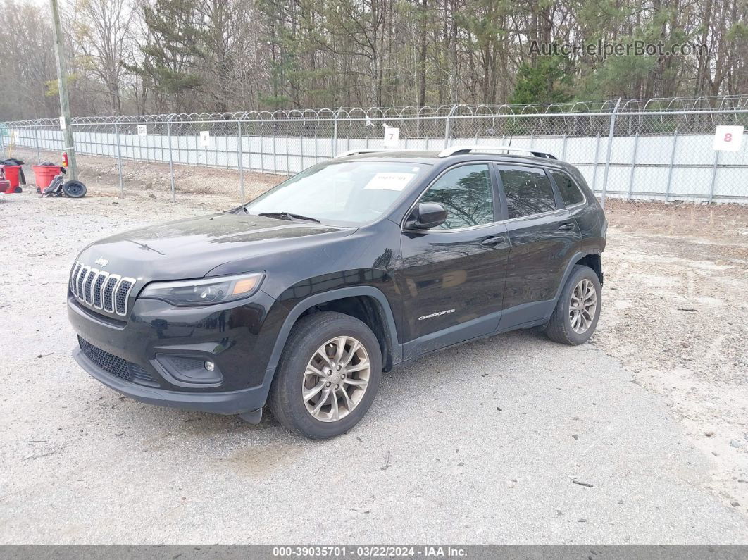 2019 Jeep Cherokee Latitude Plus Fwd Black vin: 1C4PJLLB7KD312578