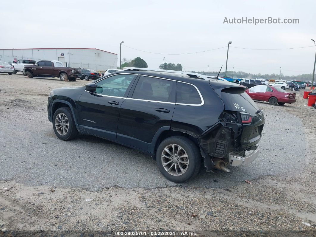 2019 Jeep Cherokee Latitude Plus Fwd Black vin: 1C4PJLLB7KD312578