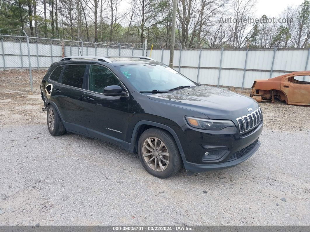 2019 Jeep Cherokee Latitude Plus Fwd Black vin: 1C4PJLLB7KD312578