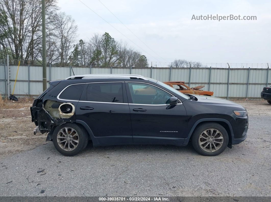 2019 Jeep Cherokee Latitude Plus Fwd Black vin: 1C4PJLLB7KD312578