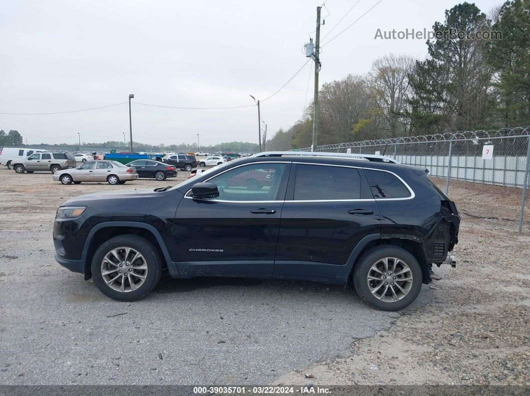 2019 Jeep Cherokee Latitude Plus Fwd Black vin: 1C4PJLLB7KD312578