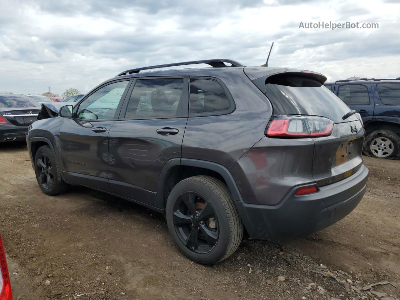 2019 Jeep Cherokee Latitude Plus Black vin: 1C4PJLLB7KD338842