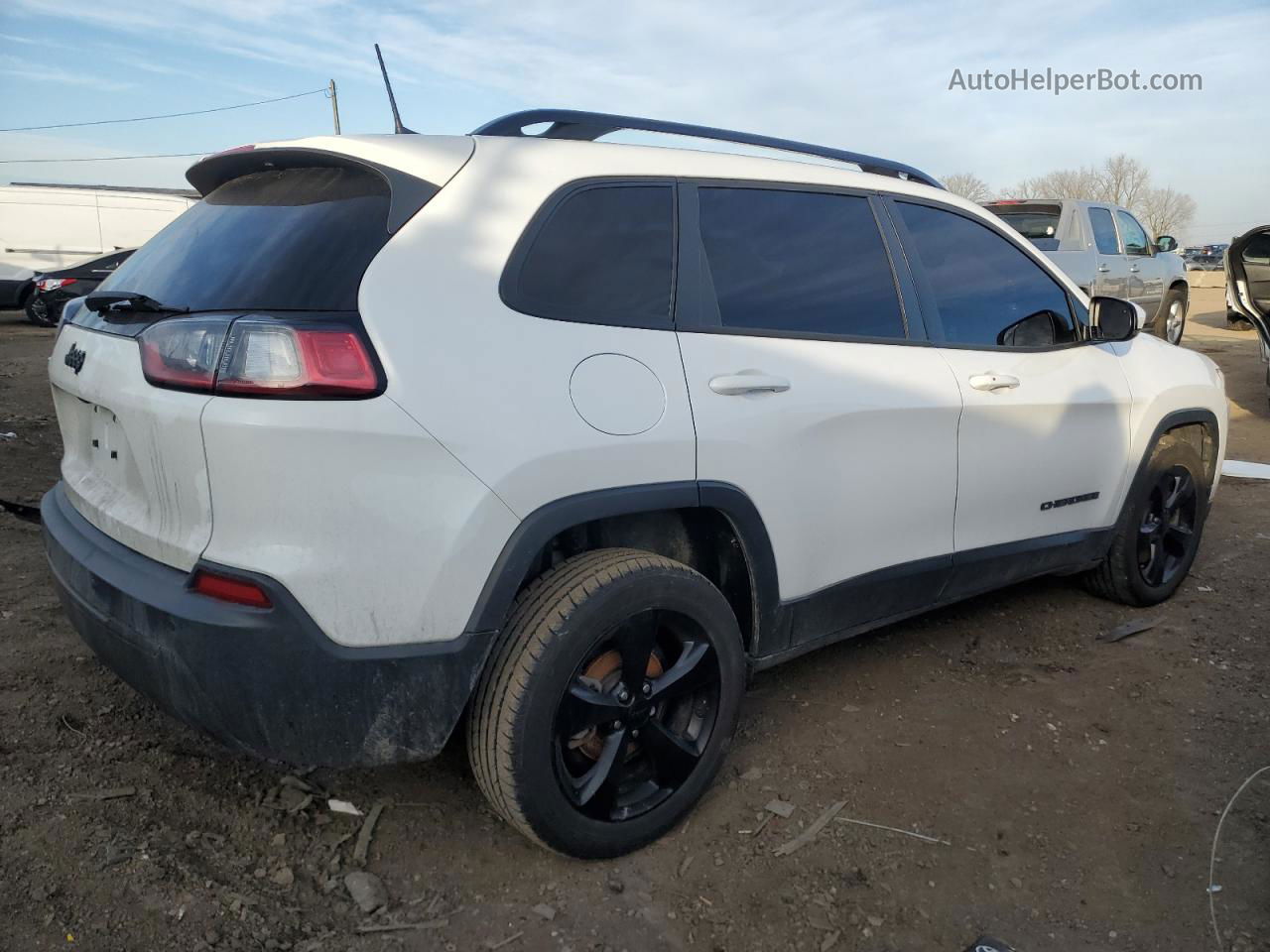 2021 Jeep Cherokee Latitude Plus Белый vin: 1C4PJLLB8MD137471