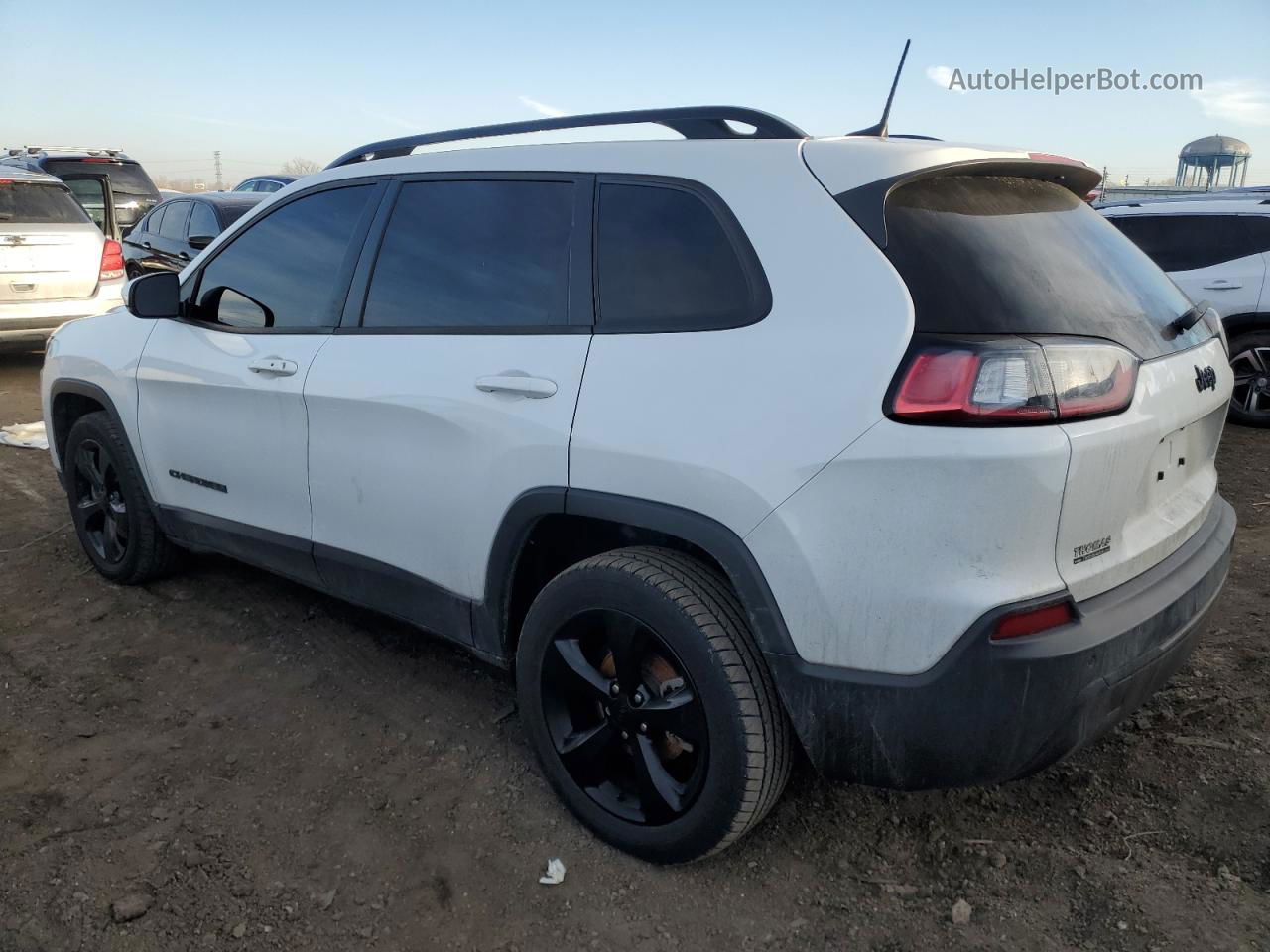 2021 Jeep Cherokee Latitude Plus White vin: 1C4PJLLB8MD137471