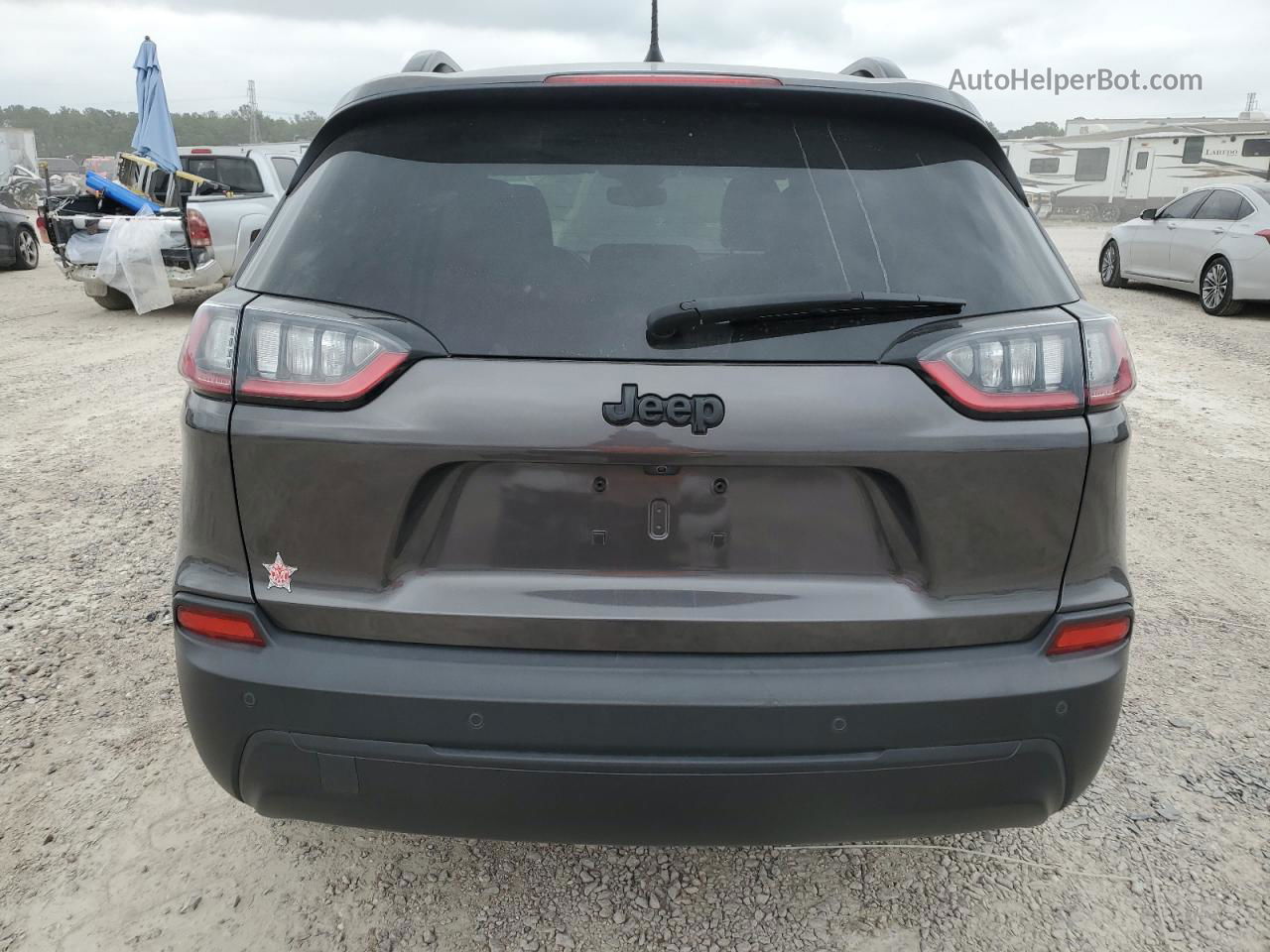 2021 Jeep Cherokee Latitude Plus Угольный vin: 1C4PJLLB8MD180563