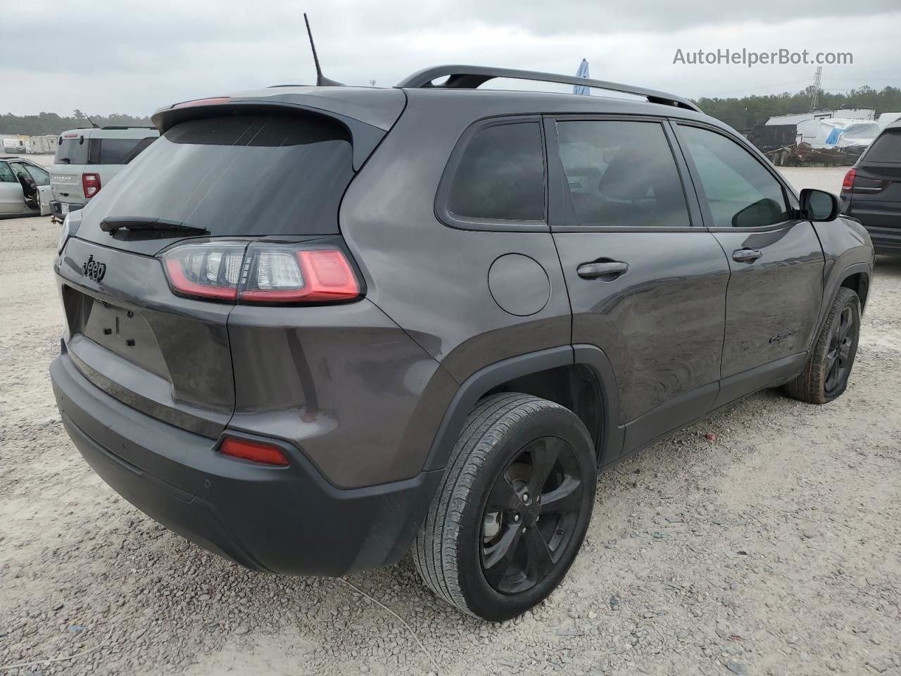 2021 Jeep Cherokee Latitude Plus Угольный vin: 1C4PJLLB8MD180563