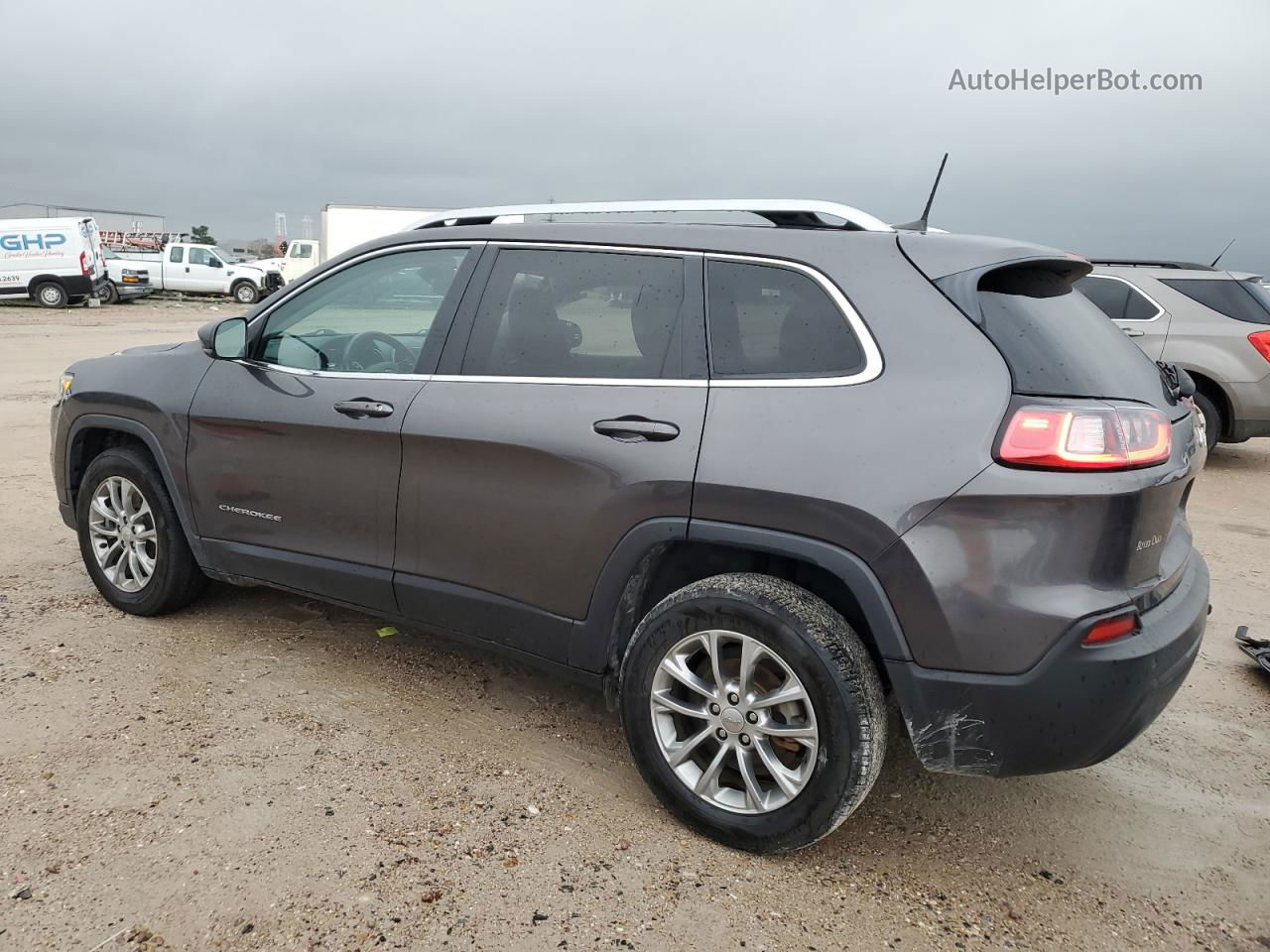 2021 Jeep Cherokee Latitude Plus Gray vin: 1C4PJLLB8MD204036