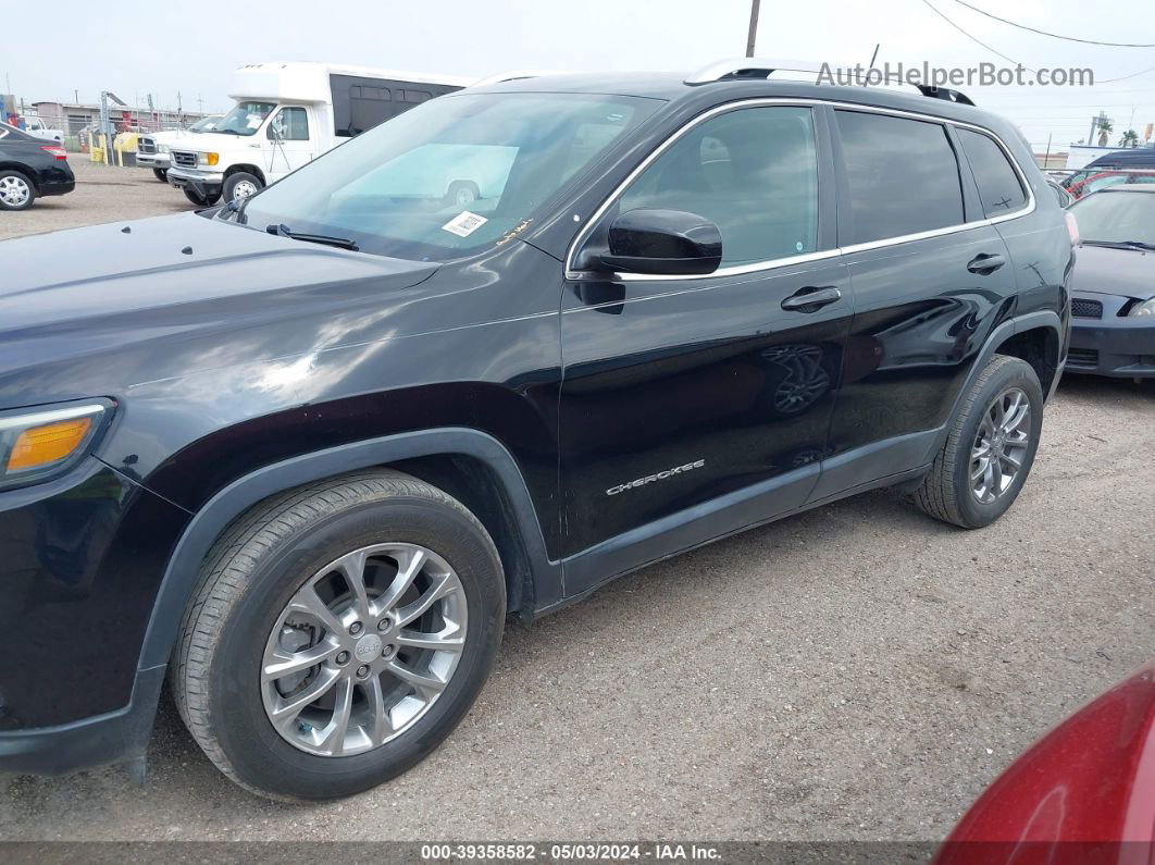 2019 Jeep Cherokee Latitude Plus Fwd Black vin: 1C4PJLLB9KD226317