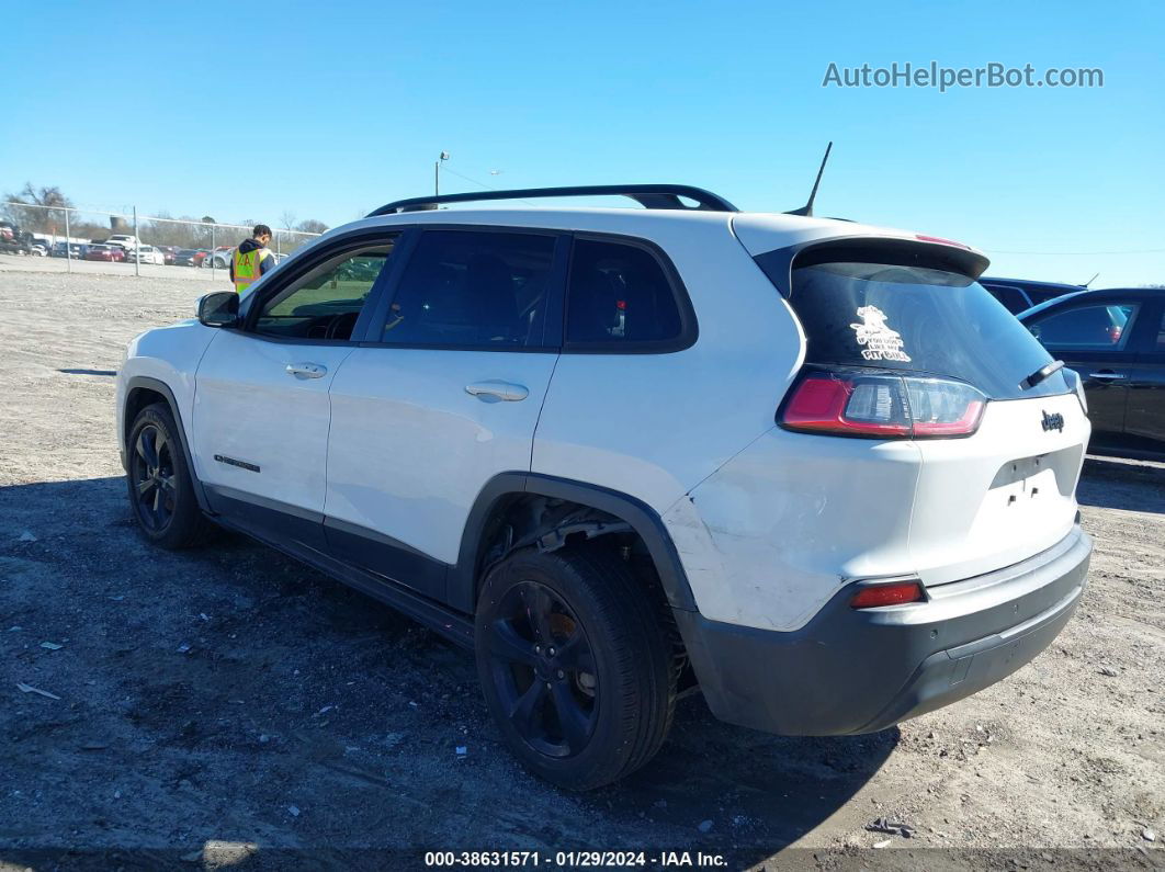 2019 Jeep Cherokee Altitude Fwd White vin: 1C4PJLLB9KD443673