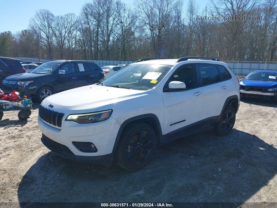 2019 Jeep Cherokee Altitude Fwd White vin: 1C4PJLLB9KD443673