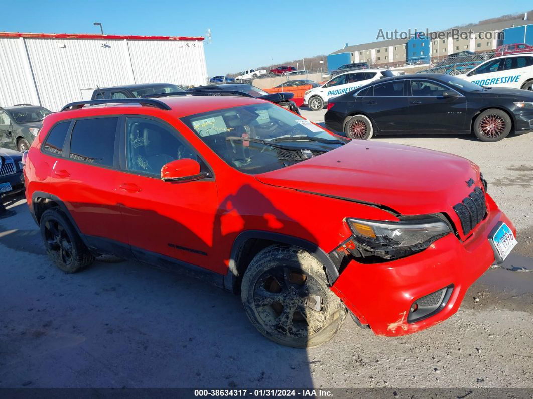 2021 Jeep Cherokee Altitude Fwd Orange vin: 1C4PJLLB9MD143991