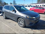 2021 Jeep Cherokee Latitude Plus Fwd Gray vin: 1C4PJLLB9MD196139