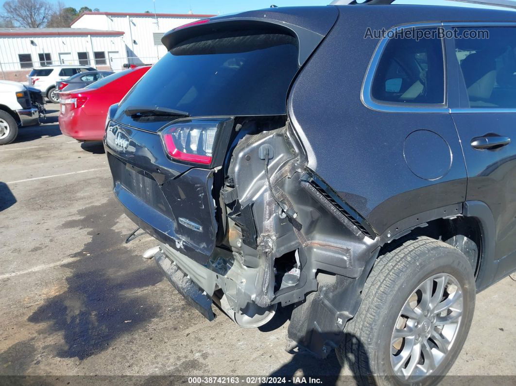 2021 Jeep Cherokee Latitude Plus Fwd Gray vin: 1C4PJLLB9MD196139