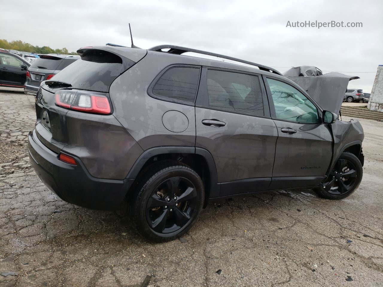 2021 Jeep Cherokee Latitude Plus Серый vin: 1C4PJLLB9MD237174