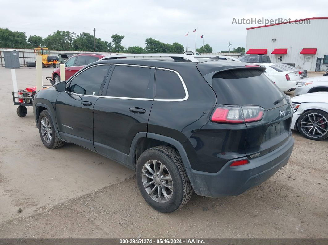 2019 Jeep Cherokee Latitude Plus Fwd Black vin: 1C4PJLLBXKD318634