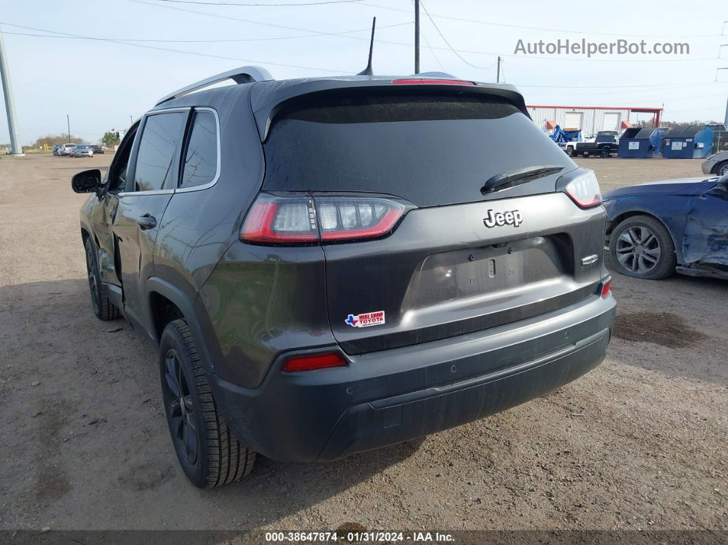 2019 Jeep Cherokee Latitude Plus Fwd Gray vin: 1C4PJLLBXKD403330