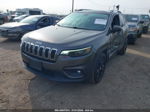 2019 Jeep Cherokee Latitude Plus Fwd Gray vin: 1C4PJLLBXKD403330