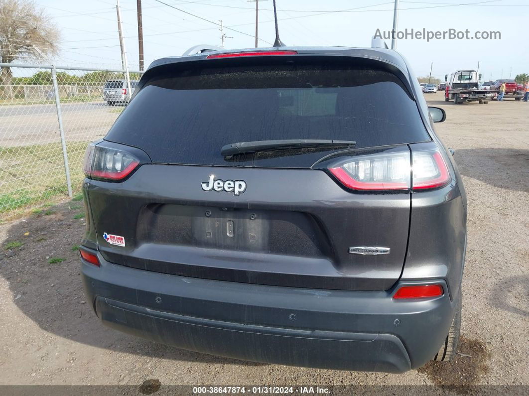 2019 Jeep Cherokee Latitude Plus Fwd Gray vin: 1C4PJLLBXKD403330