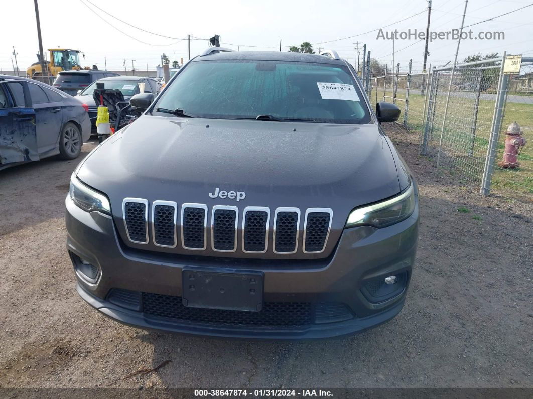 2019 Jeep Cherokee Latitude Plus Fwd Gray vin: 1C4PJLLBXKD403330