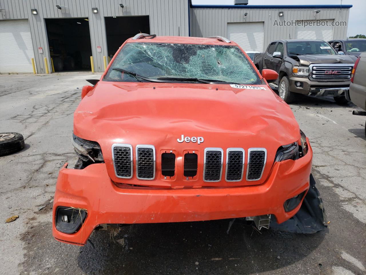 2021 Jeep Cherokee Latitude Plus Orange vin: 1C4PJLLBXMD116444