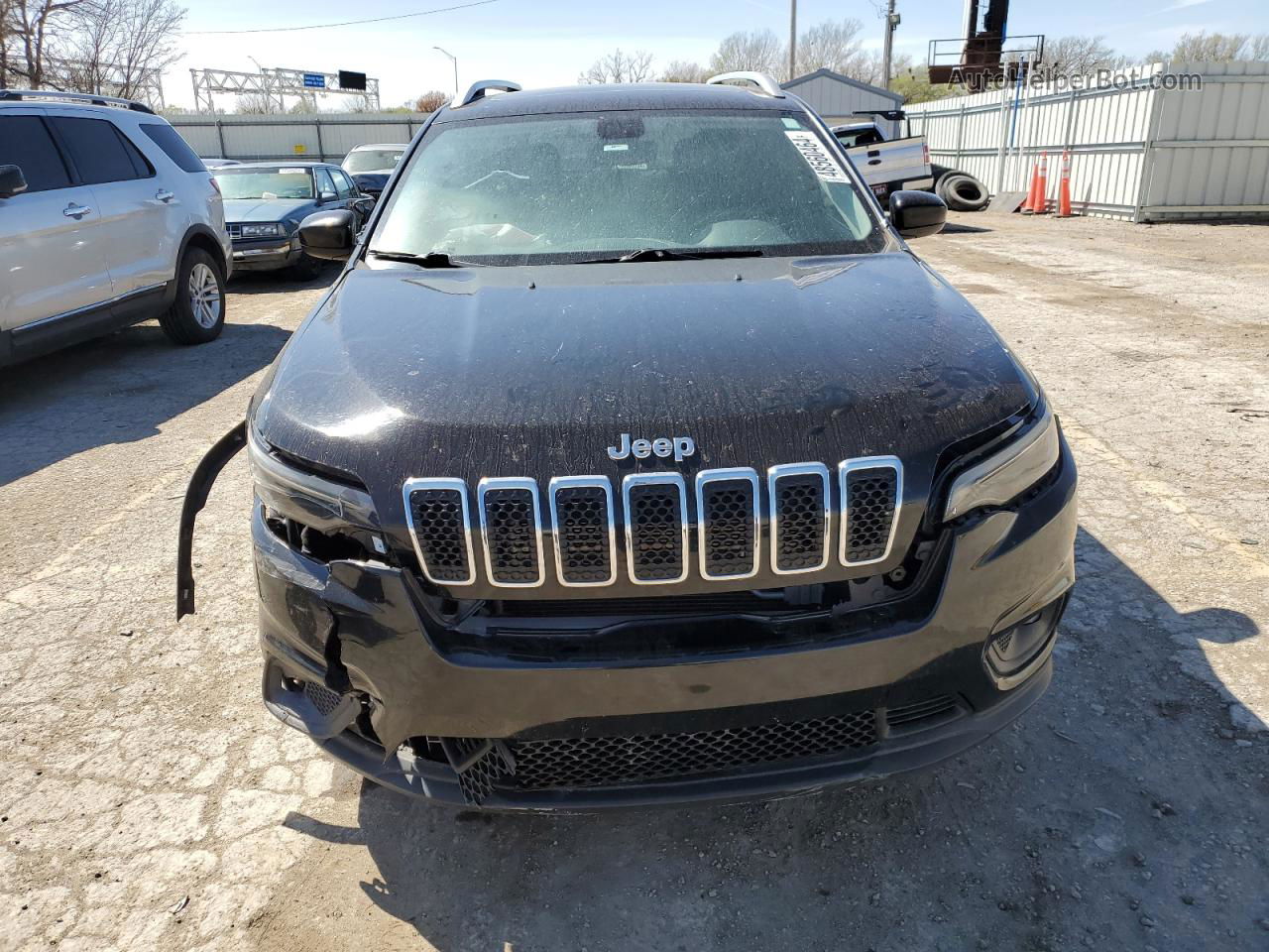 2019 Jeep Cherokee Latitude Plus Black vin: 1C4PJLLN7KD171876