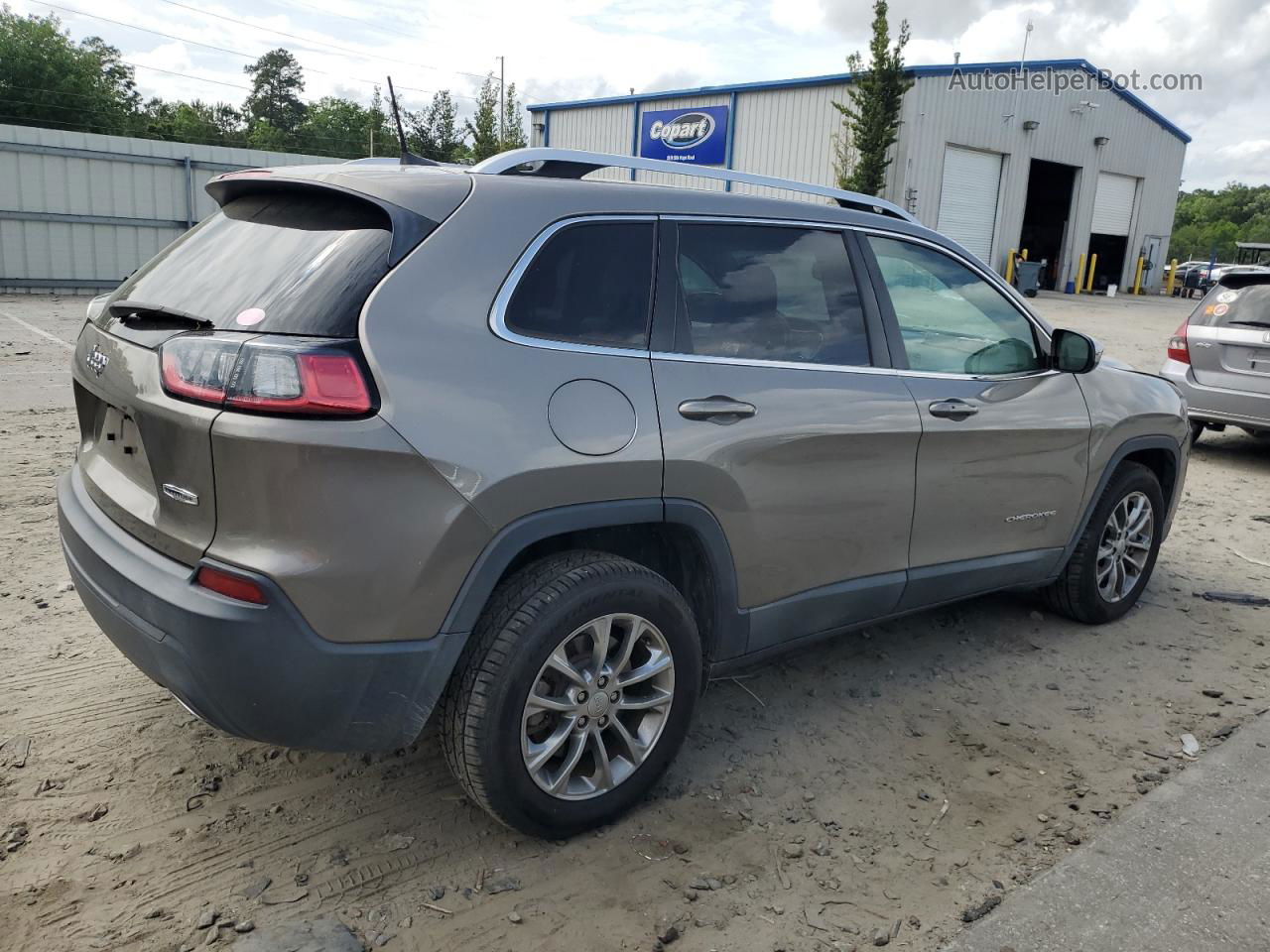 2019 Jeep Cherokee Latitude Plus Brown vin: 1C4PJLLX1KD205828