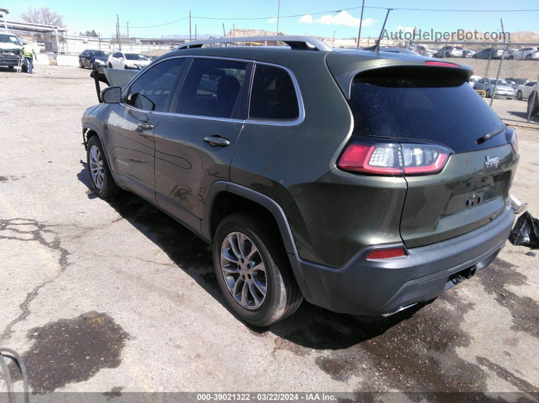 2019 Jeep Cherokee Latitude Plus Fwd Зеленый vin: 1C4PJLLX7KD129077