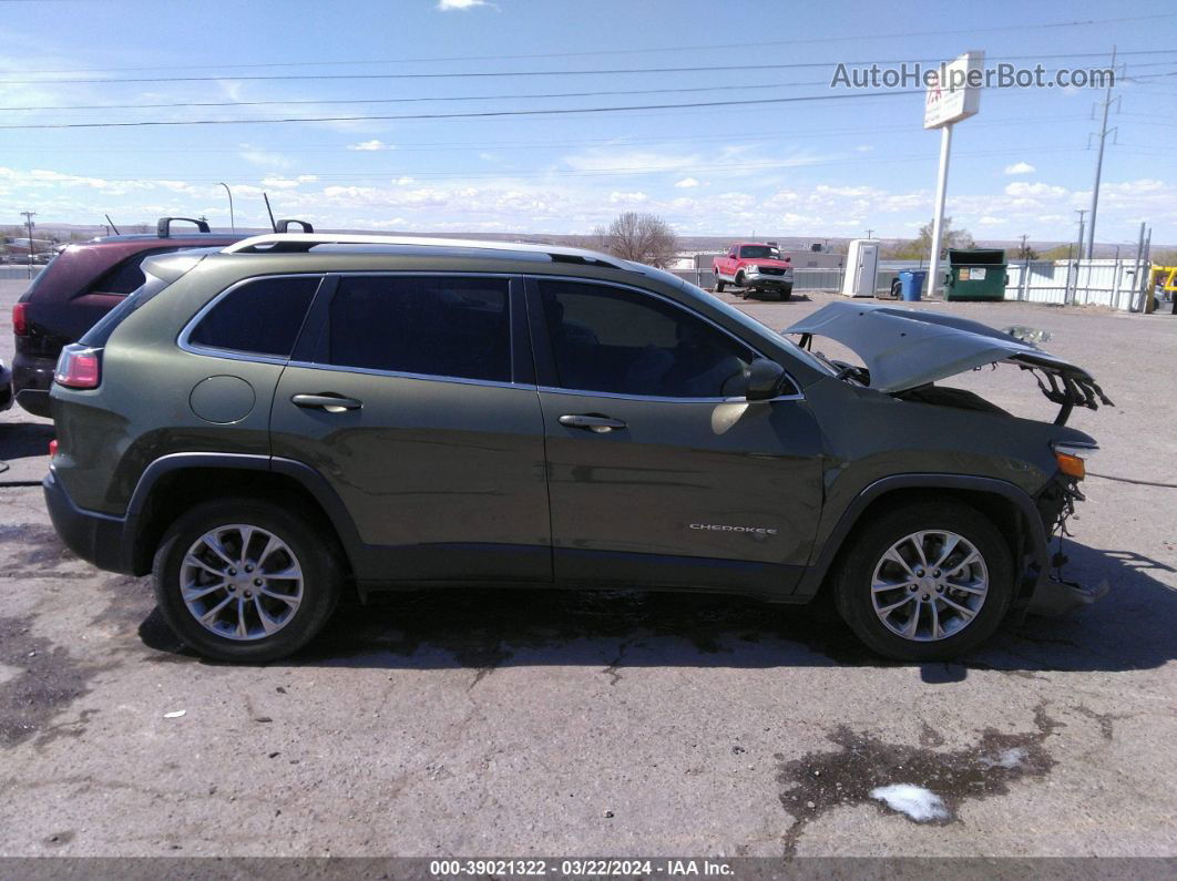 2019 Jeep Cherokee Latitude Plus Fwd Green vin: 1C4PJLLX7KD129077