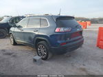 2021 Jeep Cherokee Latitude Lux Fwd Blue vin: 1C4PJLMX1MD112132