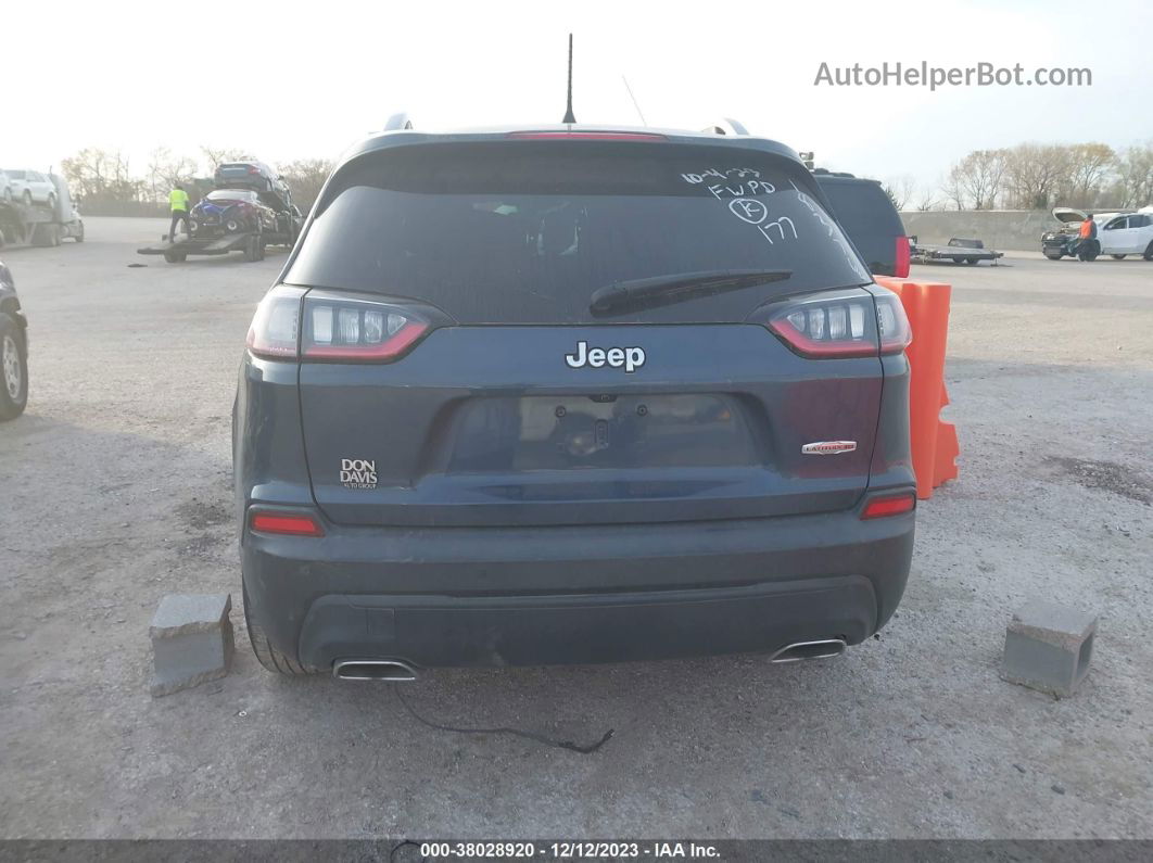 2021 Jeep Cherokee Latitude Lux Fwd Blue vin: 1C4PJLMX1MD112132