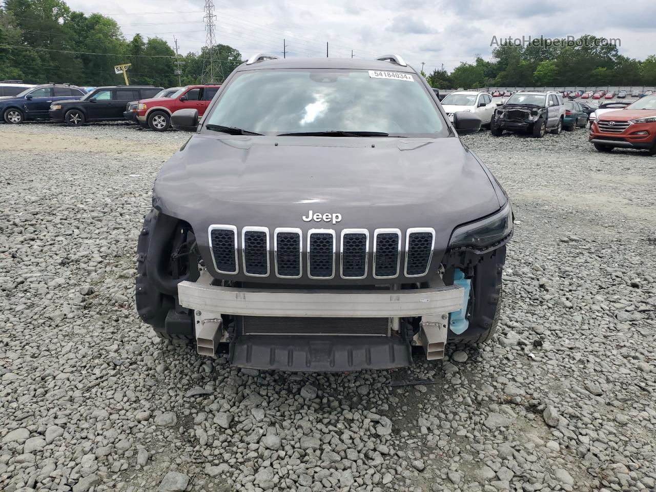 2021 Jeep Cherokee Latitude Lux Gray vin: 1C4PJLMX1MD163940