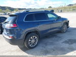 2021 Jeep Cherokee Latitude Lux Fwd Синий vin: 1C4PJLMX1MD176753