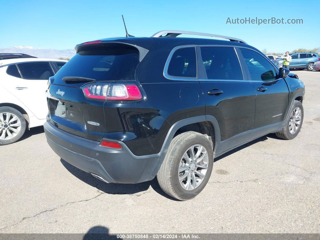 2021 Jeep Cherokee Latitude Lux Fwd Black vin: 1C4PJLMX1MD176803