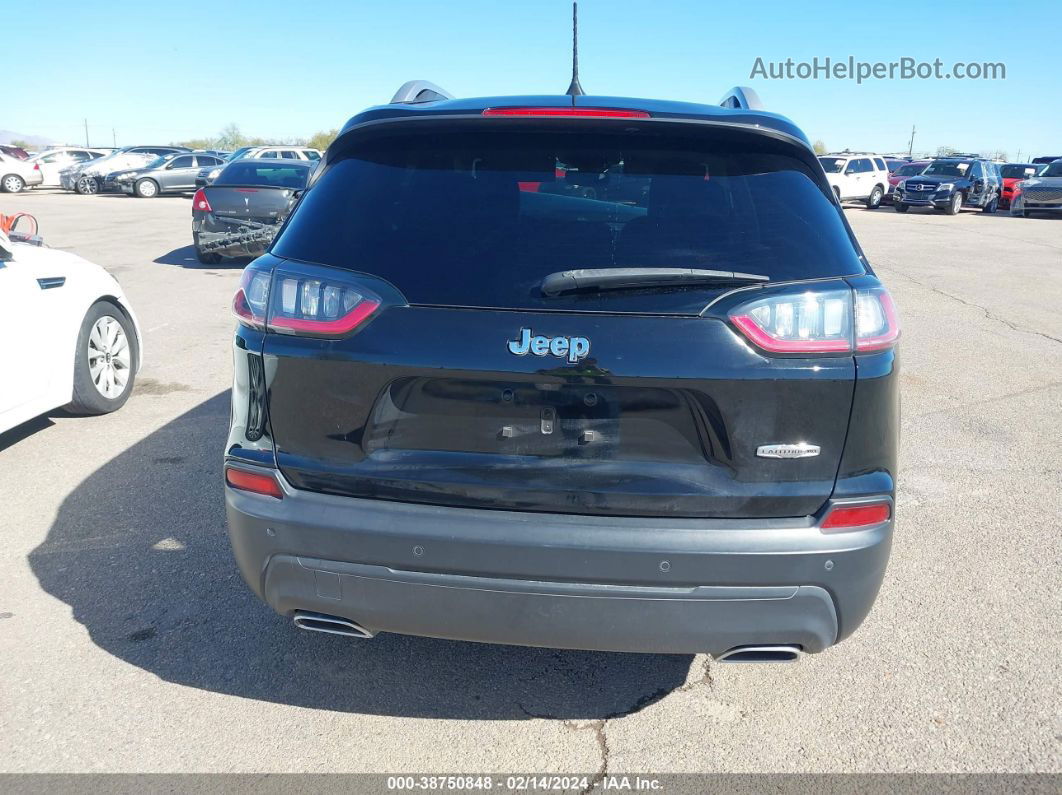 2021 Jeep Cherokee Latitude Lux Fwd Black vin: 1C4PJLMX1MD176803