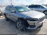 2021 Jeep Cherokee Latitude Lux Серебряный vin: 1C4PJLMX1MD221027