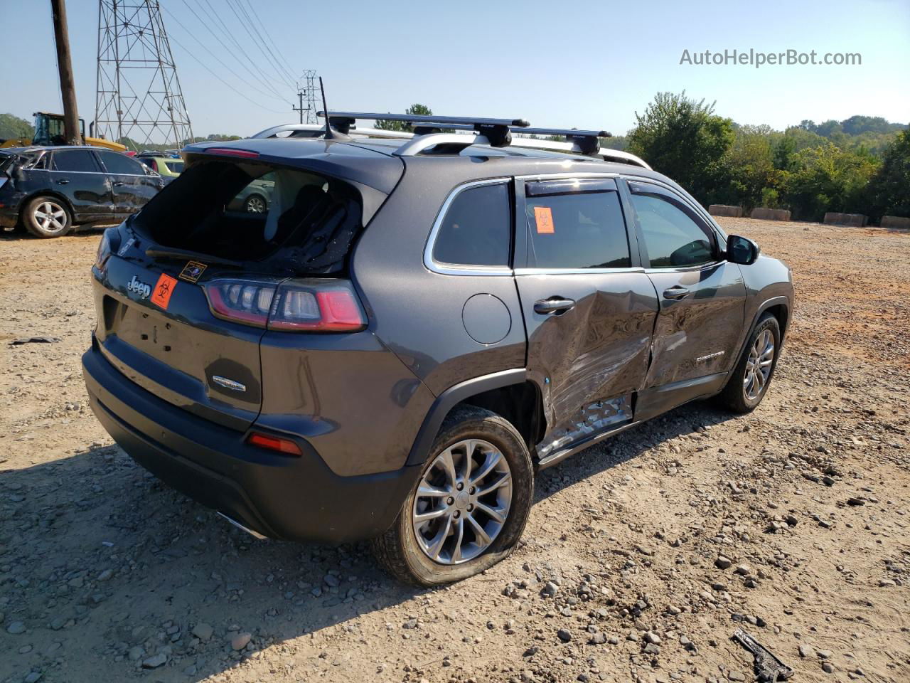 2021 Jeep Cherokee Latitude Lux Серый vin: 1C4PJLMX2MD155085