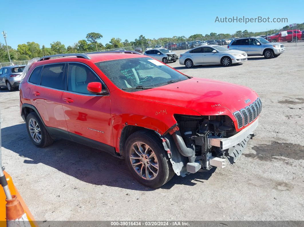 2021 Jeep Cherokee Latitude Lux Fwd Оранжевый vin: 1C4PJLMX3MD135007