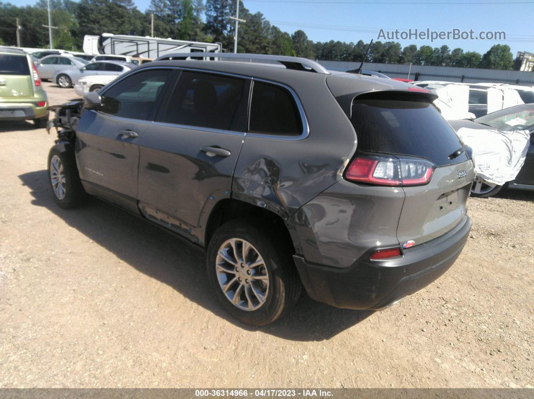 2021 Jeep Cherokee Latitude Lux Gray vin: 1C4PJLMX3MD207825