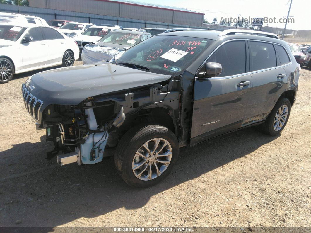 2021 Jeep Cherokee Latitude Lux Gray vin: 1C4PJLMX3MD207825