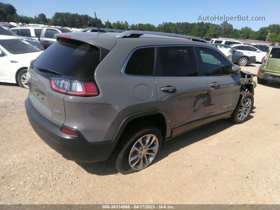 2021 Jeep Cherokee Latitude Lux Gray vin: 1C4PJLMX3MD207825