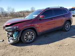 2021 Jeep Cherokee Latitude Lux Красный vin: 1C4PJLMX4MD103523