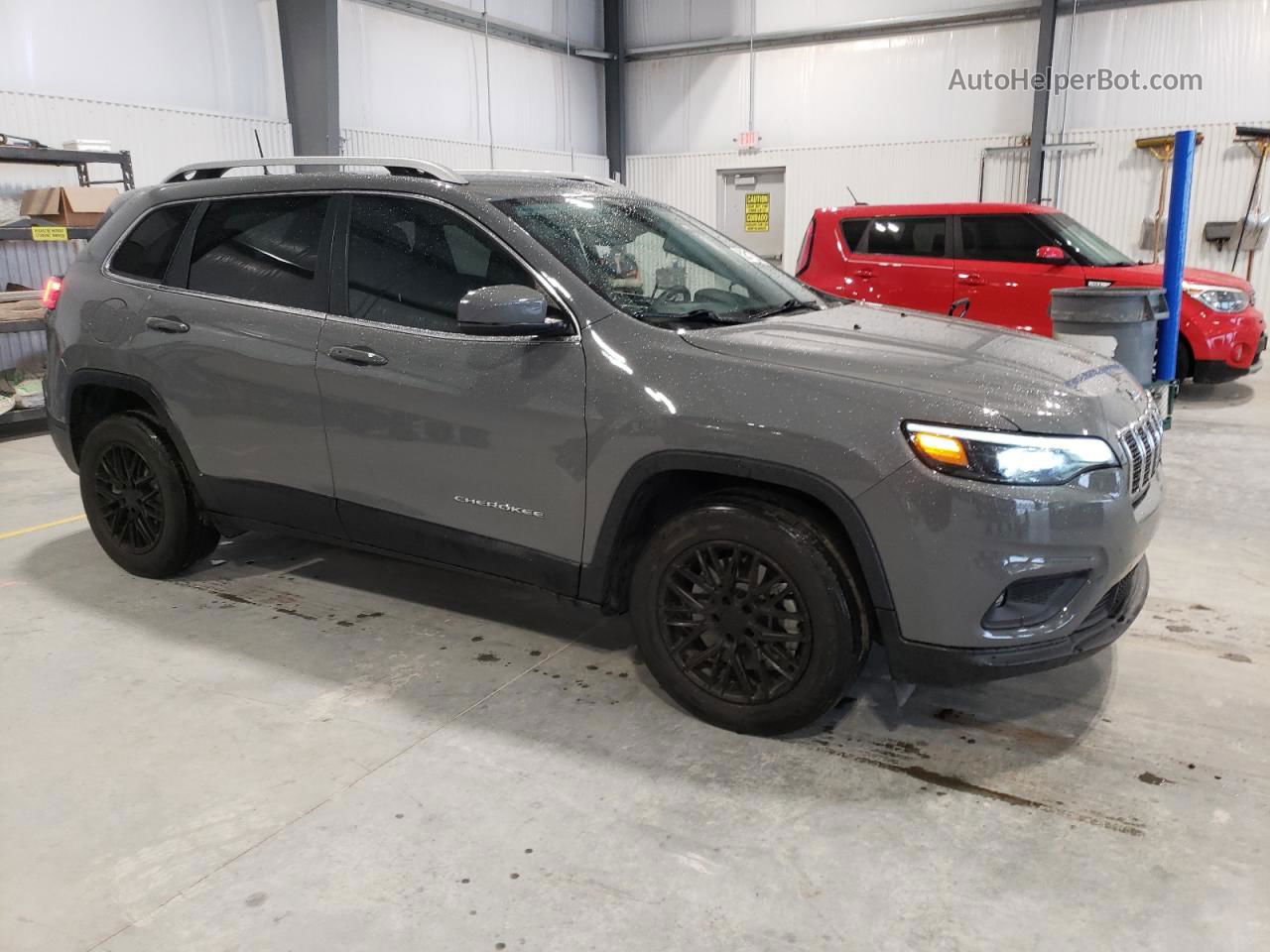 2021 Jeep Cherokee Latitude Lux Gray vin: 1C4PJLMX5MD150804