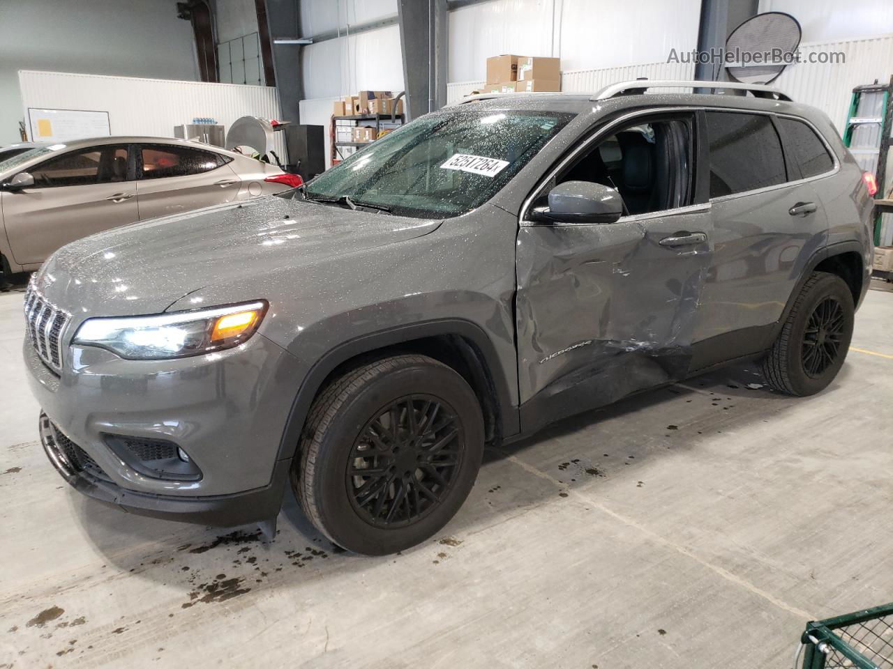 2021 Jeep Cherokee Latitude Lux Gray vin: 1C4PJLMX5MD150804