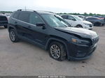 2021 Jeep Cherokee Latitude Lux Fwd Black vin: 1C4PJLMX7MD106951