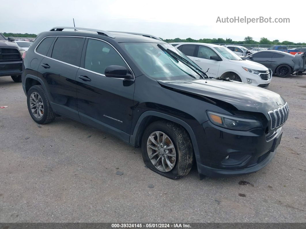 2021 Jeep Cherokee Latitude Lux Fwd Черный vin: 1C4PJLMX7MD106951