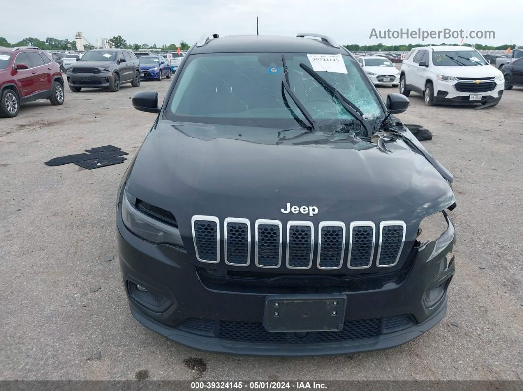 2021 Jeep Cherokee Latitude Lux Fwd Черный vin: 1C4PJLMX7MD106951