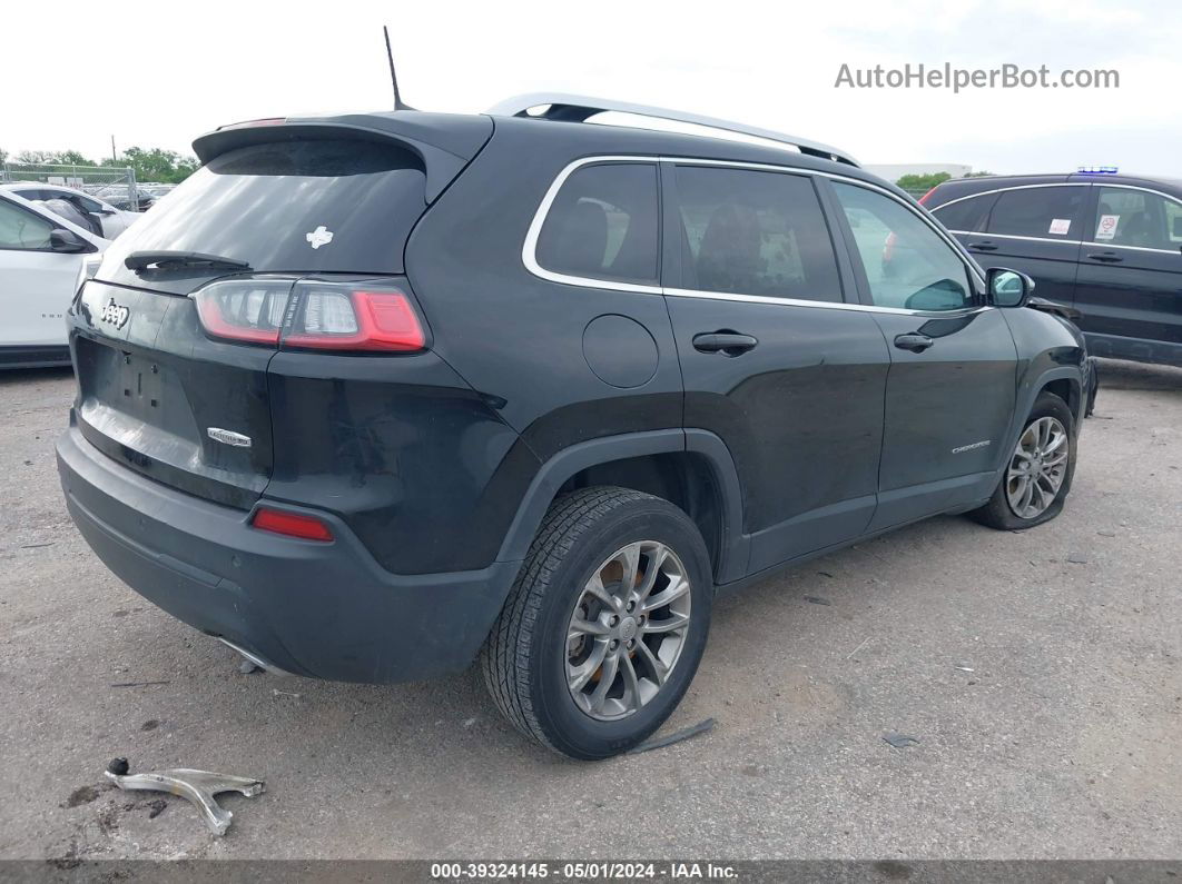 2021 Jeep Cherokee Latitude Lux Fwd Black vin: 1C4PJLMX7MD106951